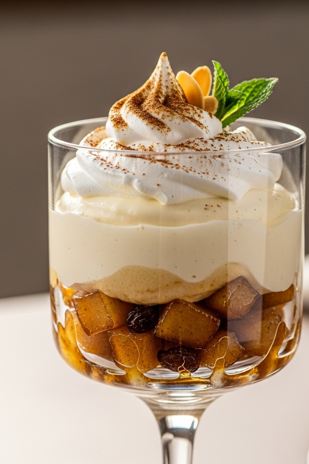 Schnell gemacht Bratapfel-Dessert Im Glas Für Gemütliche Abende image 2