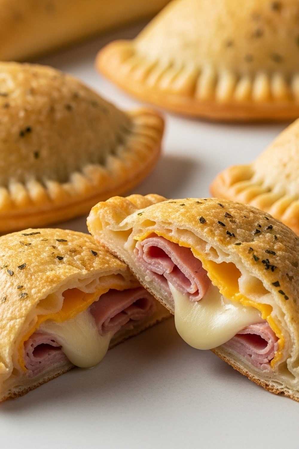 Truthahn-Schinken-Käse-Taschen aus dem Airfryer image 2