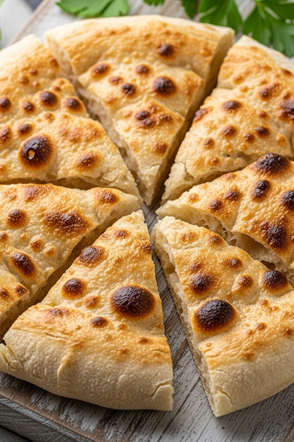 Türkisches Brot ohne Backofen mit nur 3 Zutaten (Bazlama) Rezept image 2