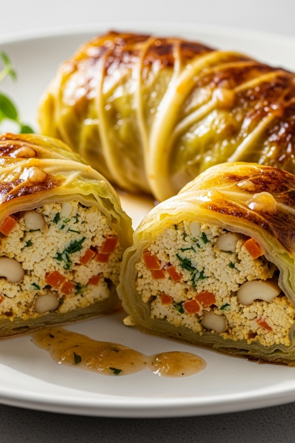 Vegane Kohlrouladen mit Tofu-Cashew-Füllung image 2