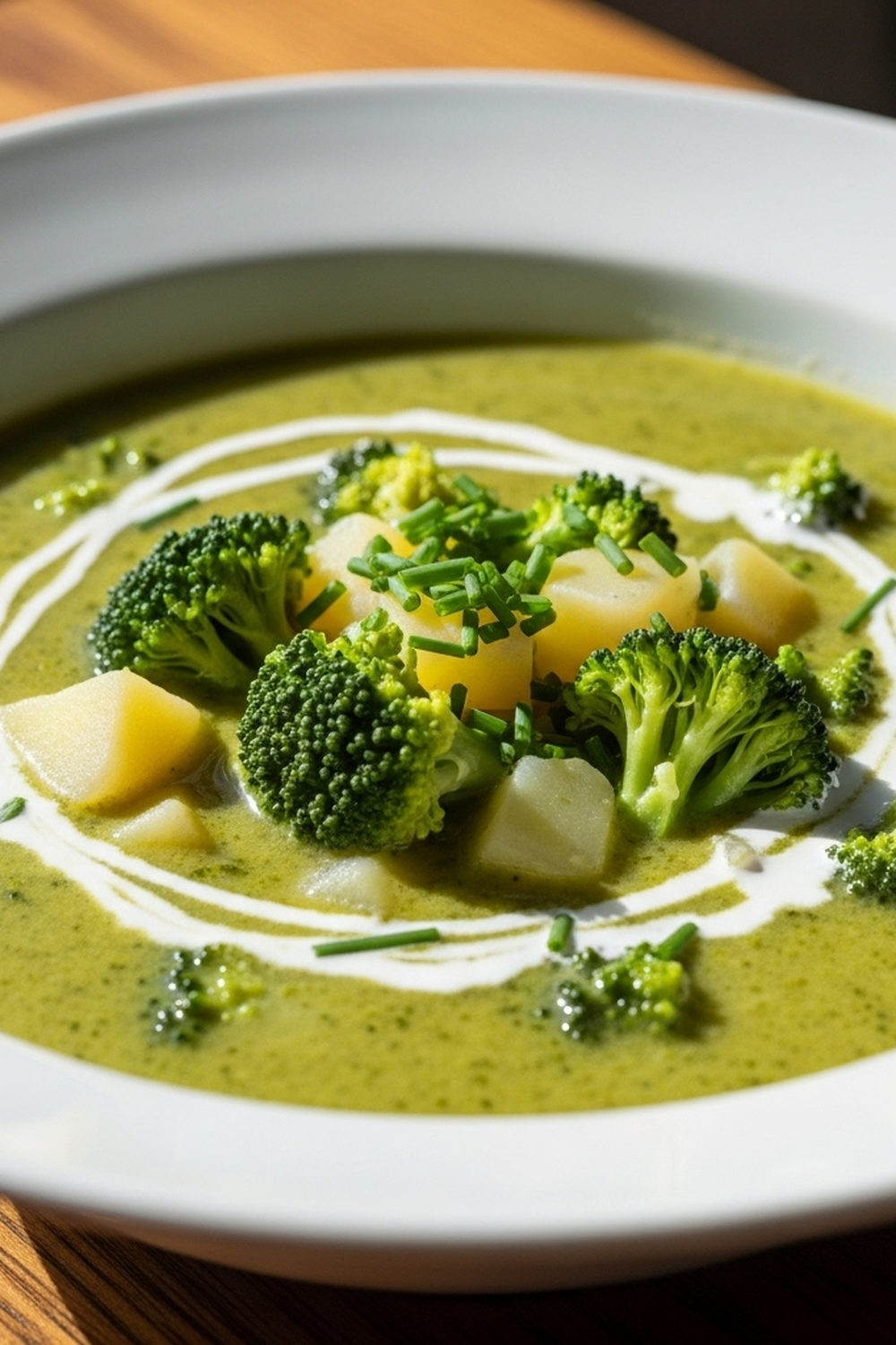 Cremige Brokkolisuppe Kartoffeln image 2