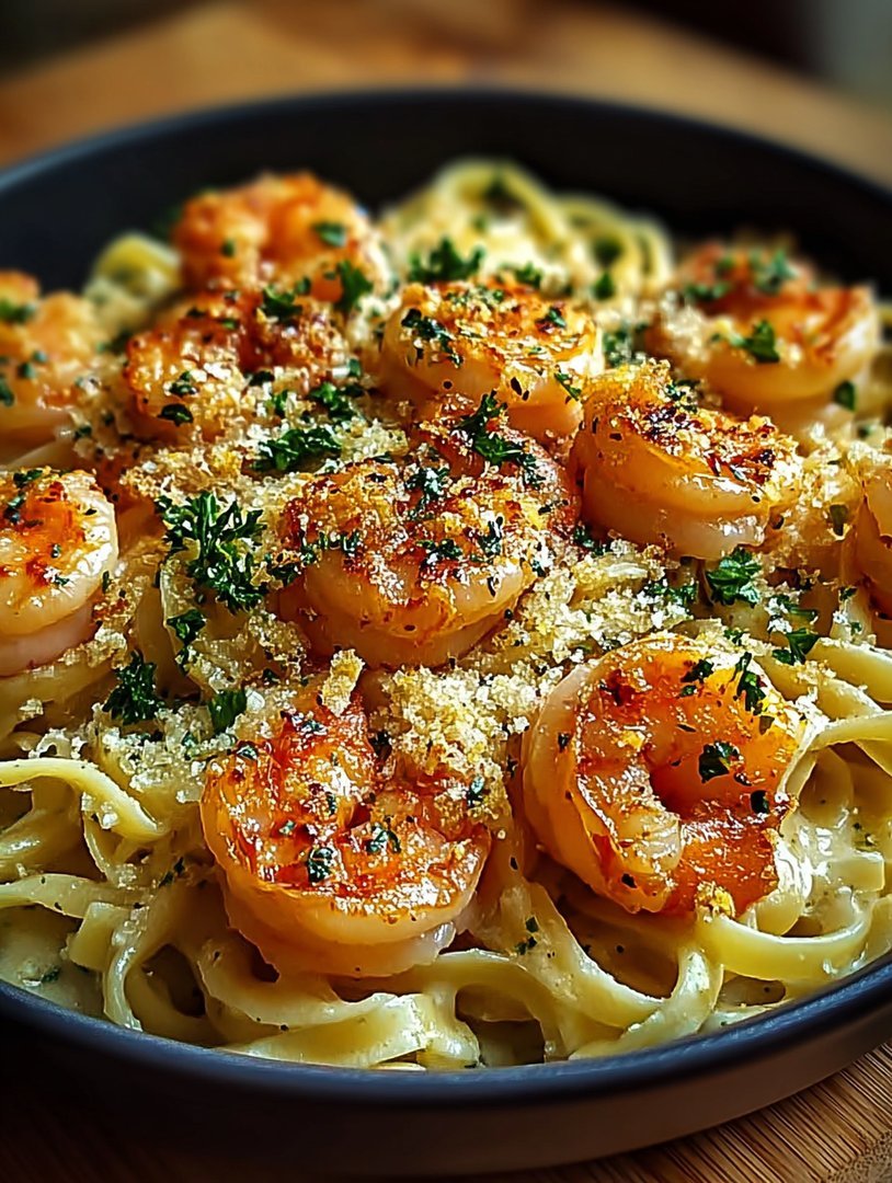Knoblauch-Butter-Shrimp Pasta image 2