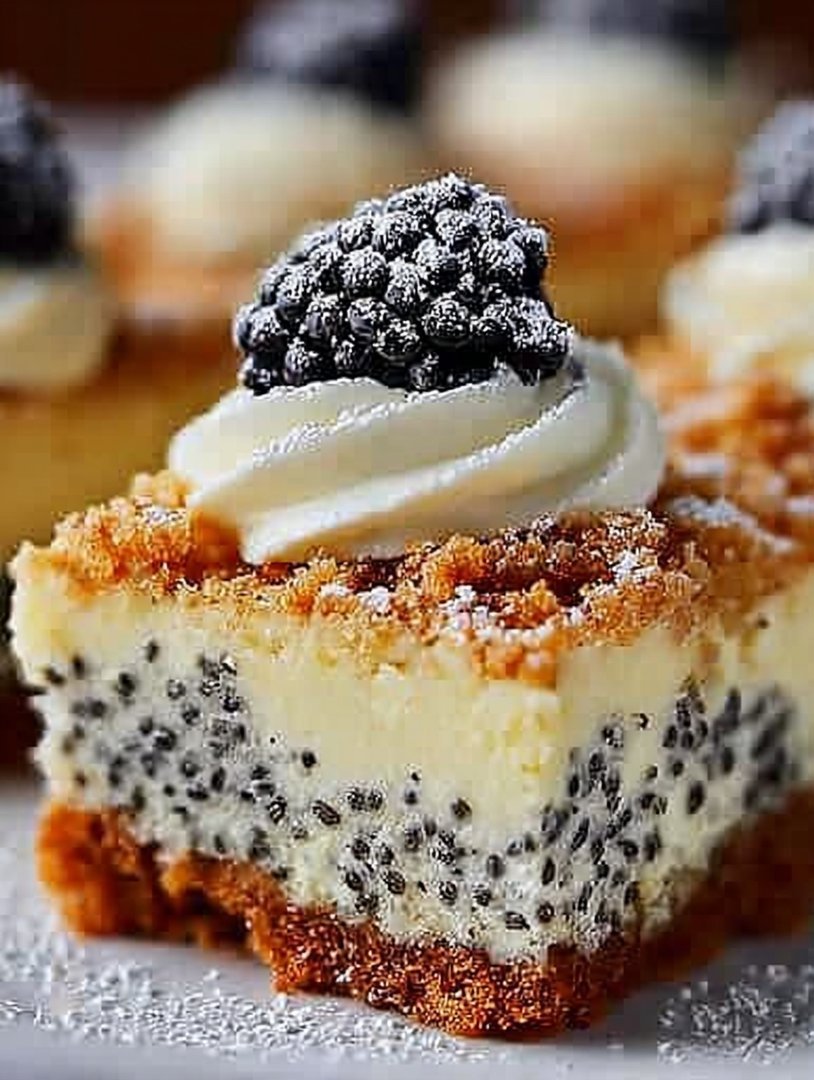 Mohn-Streuselkuchen mit Vanille-Quark-Creme image 2