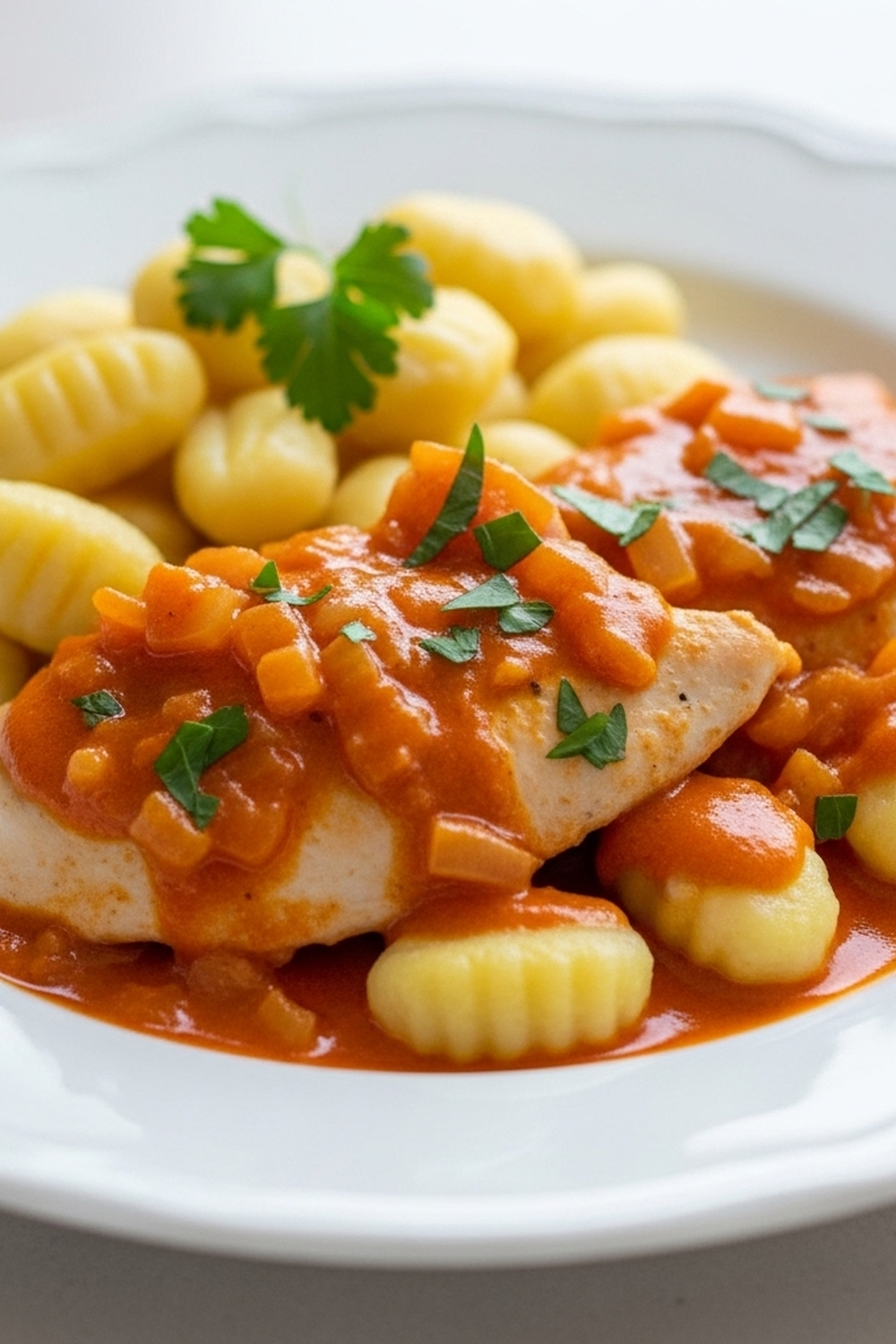 Paprika-Sahne-Hähnchen mit Gnocchi image 2