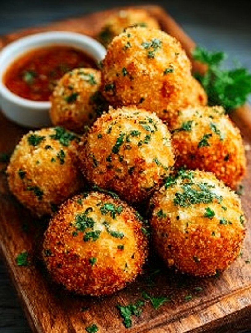 Parmesan-Brokkoli-Bällchen aus der Heißluftfritteuse image 2