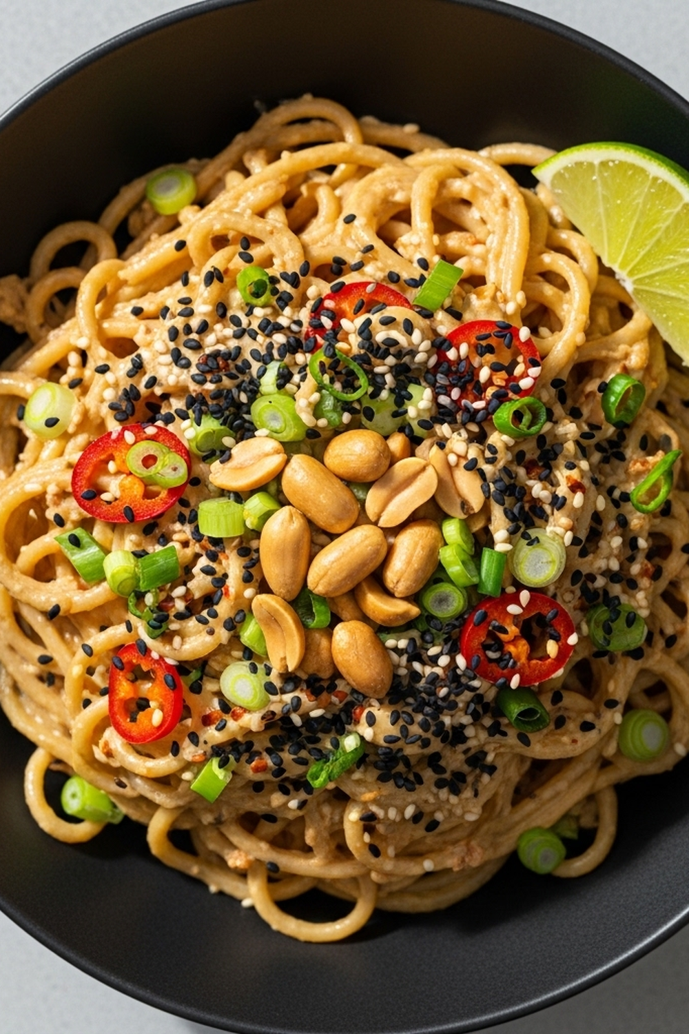 Süß-scharfe vegane Tahini-Nudeln image 2