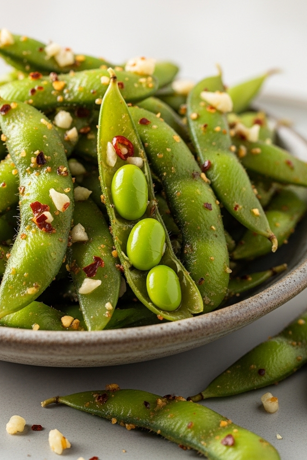 Würzige Knoblauch-Edamame image 2